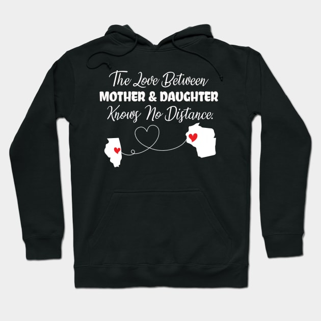 The love between mother & daughter knows no distance Hoodie by ChristianCrecenzio